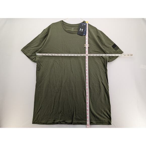 NWT Under Armour Men's UA Freedom Flag T-Shirt in Marine OD Green size XL - Picture 7 of 8
